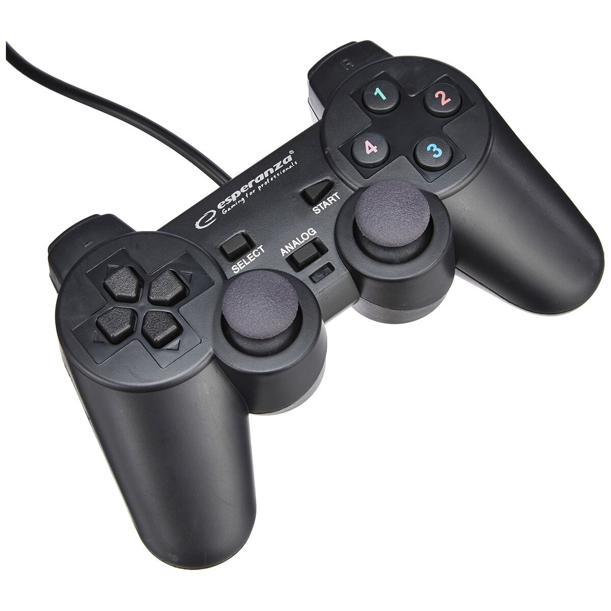 Spillkontroll Esperanza EG102 USB 2.0 Svart PC PlayStation 3